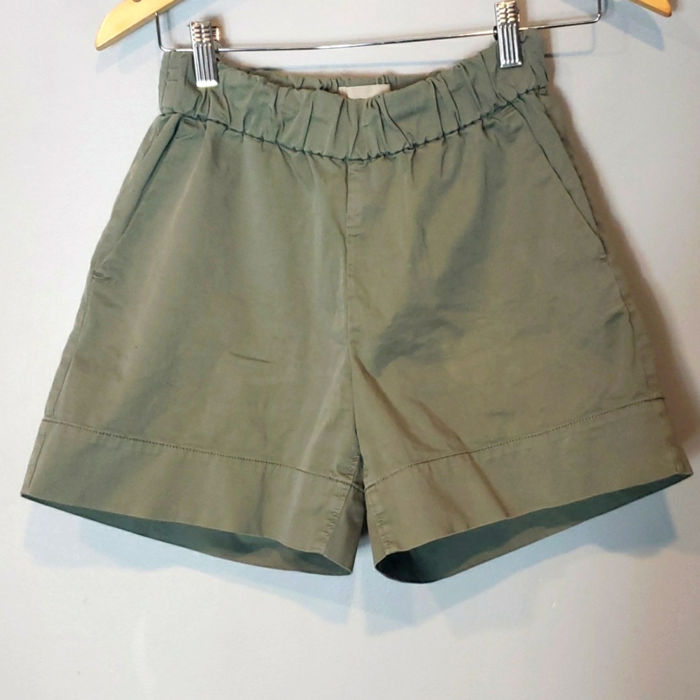 Everlane Easy Short Organic Cotton Size 0 Green